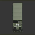 Green Military Truck With Canvas Covered Cargo Bed And Six Wheel Structure