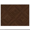 Wooden Wall Decor With Dark Brown Diamond Pattern And Geometric Design 3d model