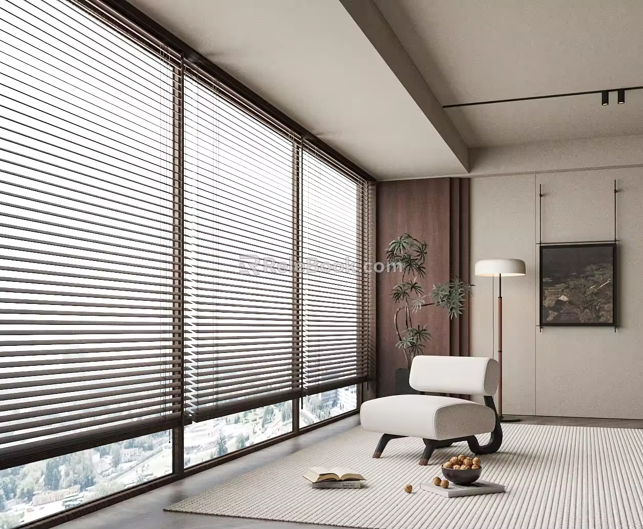 Balcony Blinds Leisure Sofa Lazy Sofa 3d model