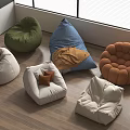 Modern Lazy Sofa 3d model