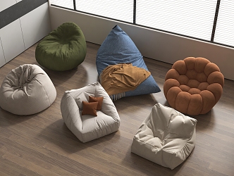 Modern Lazy Sofa 3d model