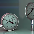 Industrial Equipment Precision Stainless Steel Pressure Gauges With MPa Scale