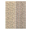 Natural Bamboo Room Divider with Vertical Slats for Interior Design 3d model