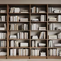 Modern Bookshelf Bookcase 3d model