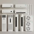 Different Types Of White Home Appliances Including Air Conditioners And Fans