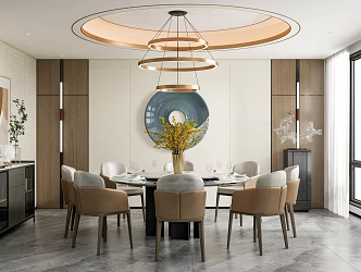 Restaurant rooms 3d model