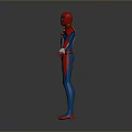 Spider Man 3D Model With Red And Blue Suit In Standing Pose