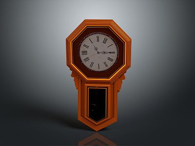 Floor Clock Big Clock Retro Clock Retro Clock Retro Clock Large Clock Pendulum Furnishings model