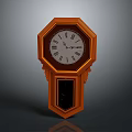 Floor Clock Big Clock Retro Clock Retro Clock Retro Clock Large Clock Pendulum Furnishings 3d model