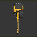 JCB Yellow Crawler Excavator With Cab Mechanical Arm And Heavy Duty Design