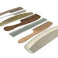 Various Stylish Combs With Different Materials And Designs For Daily Hair Care