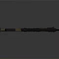 Tactical Modern Weapon With Black And Tan Design Folding Stock And Rail System