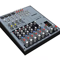 Instrument Art Supplies Professional Audio Mixer with Multiple Knobs and Controls 3d model