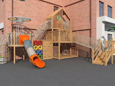 Modern Amusement Equipment 3d model