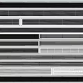 Different Designs of Air Conditioner Vents with Modern Grille for Home Interior Decoration