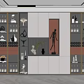 Modern Wine Cabinet 3d model