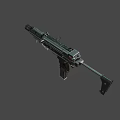 MP930 variant submachine gun 3d model