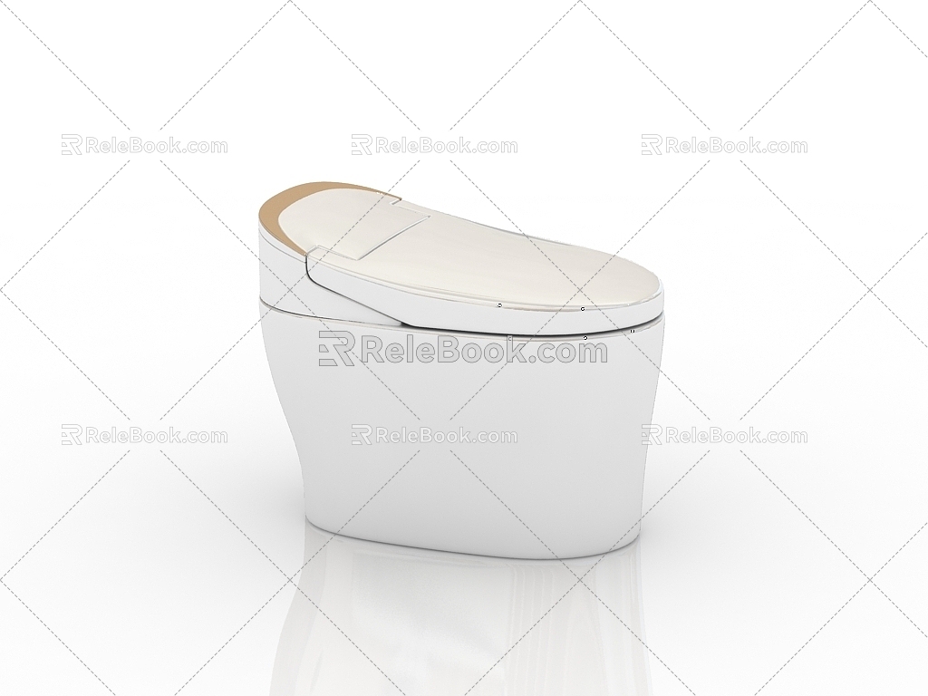 Modern Toilet Smart Toilet Toilet 3d model