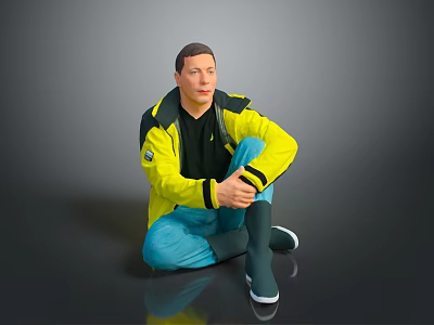 Men Handsome Men Young Teenagers Male Characters Boy Realistic Men 3d model