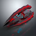 Modern Spaceship Spacecraft 3d model