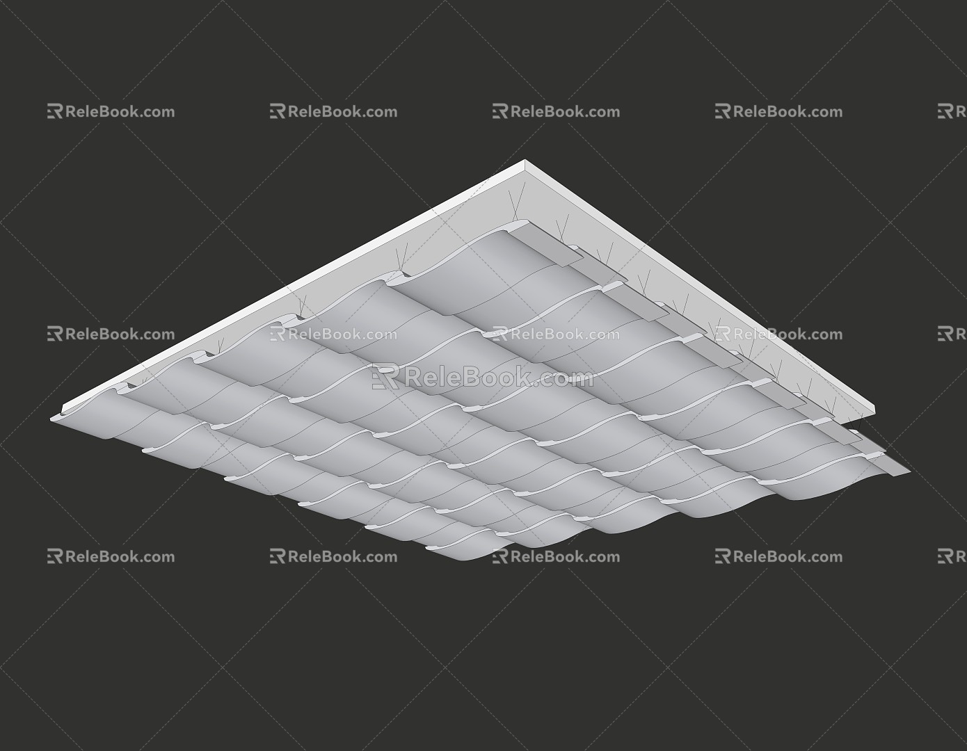 Modern Ceiling Ceiling Alien 3d model