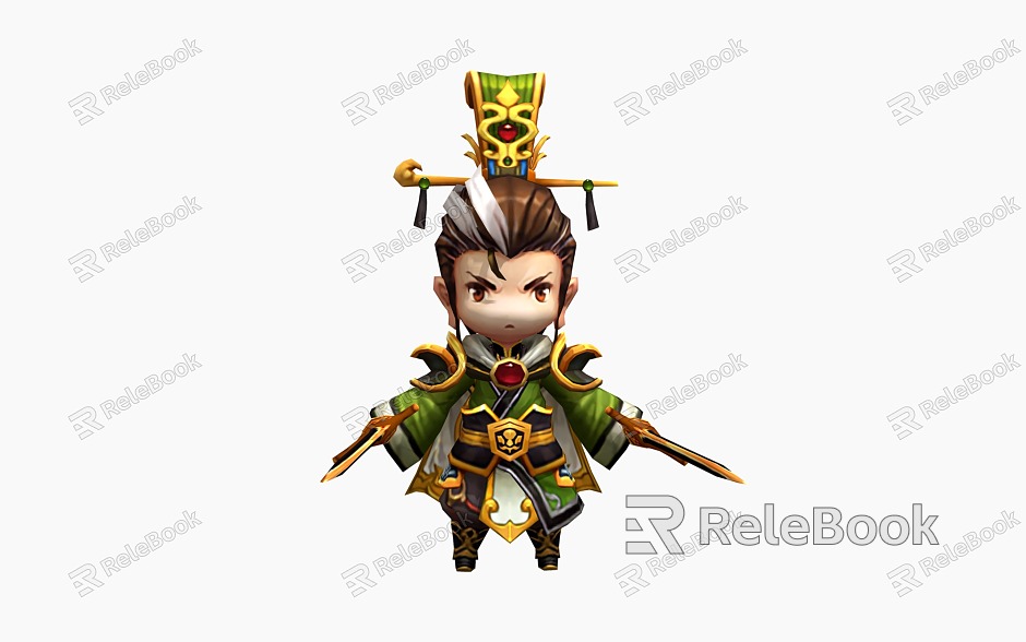 Liu Bei Historical Figures Game Characters Three Kingdoms Characters model