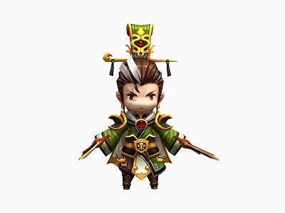 Liu Bei Historical Figures Game Characters Three Kingdoms Characters model