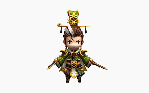 Liu Bei Historical Figures Game Characters Three Kingdoms Characters 3d model