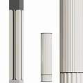 Stylish Fluted Columns In Various Sizes For Modern Interior Architectural Design