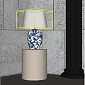 New Chinese Style Table Lamp 3d model