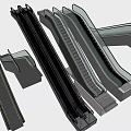 3D Models Of Modern Elevators Featuring Different Types And Structures
