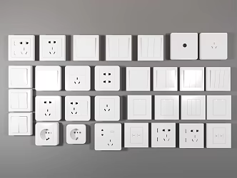 Modern Switch Socket Switch Panel Socket Panel 3d model