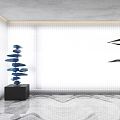 Modern Curtain Dream Curtain 3d model