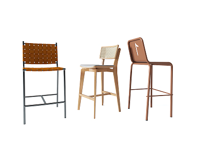 Modern Bar Chair 3d model