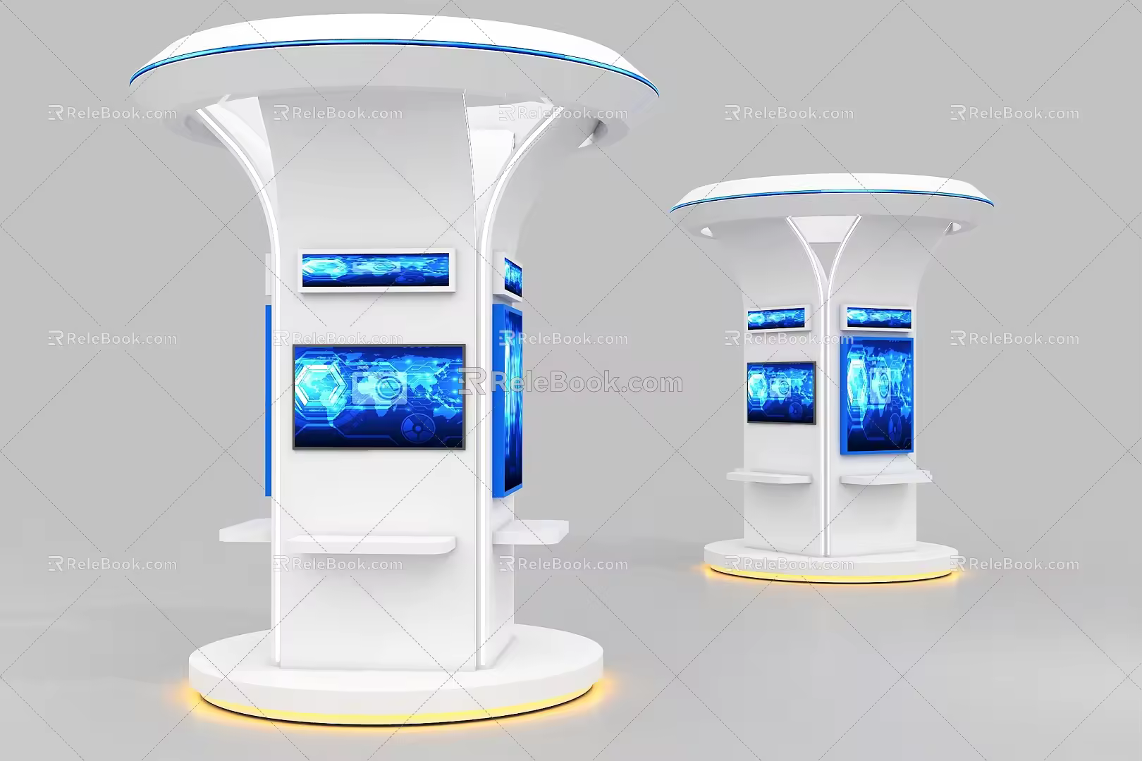 Modern Column 3d model