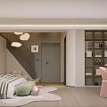 Modern Kids Bedroom With Cozy Bed And Playful Decor