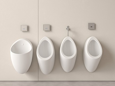 Modern urinal urine bucket model