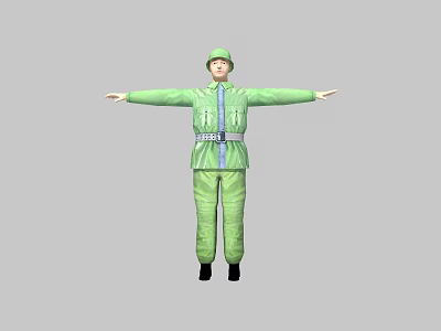 The Modern Firefighter 3d model