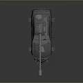 Modified Combat Car With Roof Mounted Cannon And Front Armor Spikes