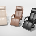 Reclining Chair Leisure Chair Single Chair 3d model