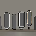 modern floor mirror full-length mirror full-length mirror 3d model