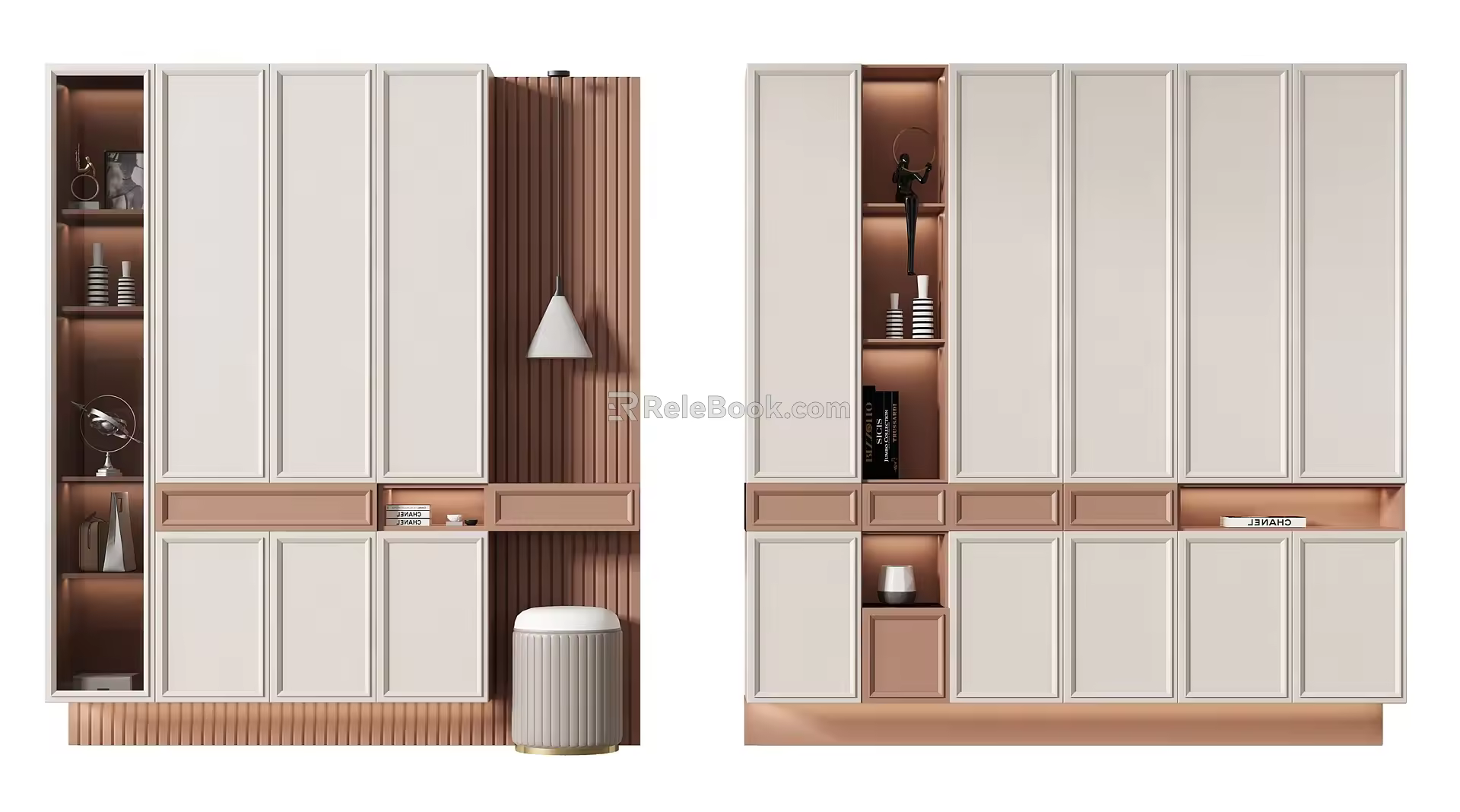 Modern Shoe Cabinet Partition Shoe Cabinet 3d model