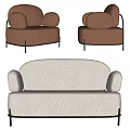Modern Combination Sofa Combination 3d model