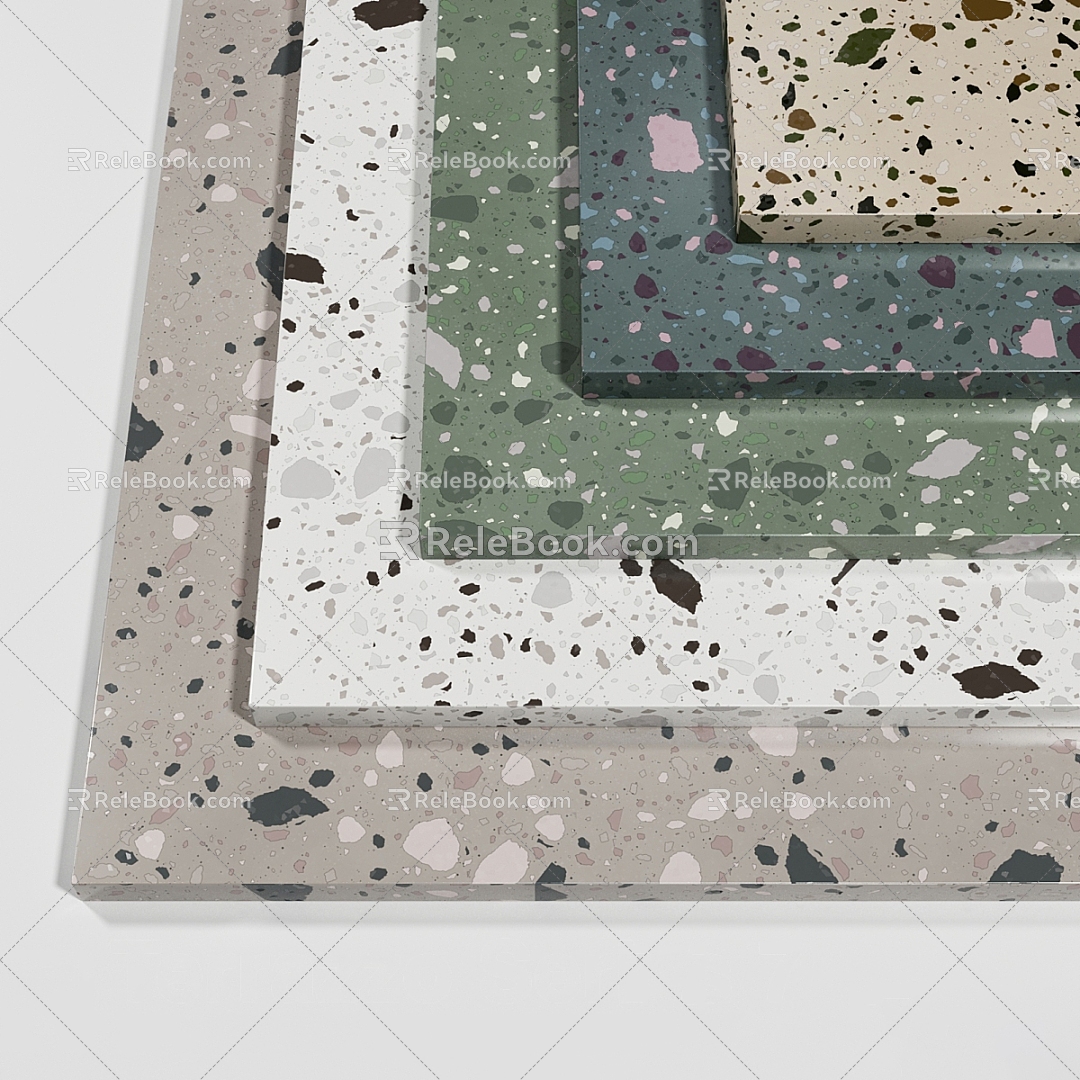 Terrazzo ground 3d model