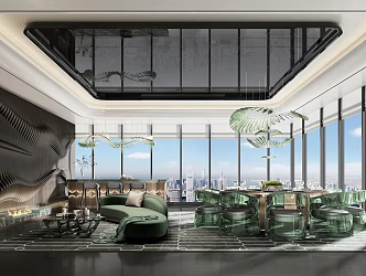 Hotel Room Box Restaurant 3d model