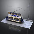Vintage Nestles Milk Tram Model With Overhead Wires And Track