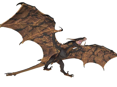 Flying Animals Western Dragon Tyrannosaurus 3d model Flying Animals Western Dragon Tyrannosaurus 3d model