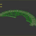 Modern Port Building Scaffolding Dock 3d model