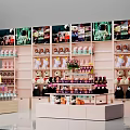 Colorful Retail Store Interior With Shelves Of Teddy Bears Cosmetics And Decorative Items