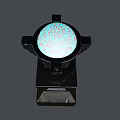 Premium Trophy With Black Carved Base And Glowing Sphere On Decorative Pedestal